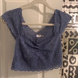 Free people crochet top